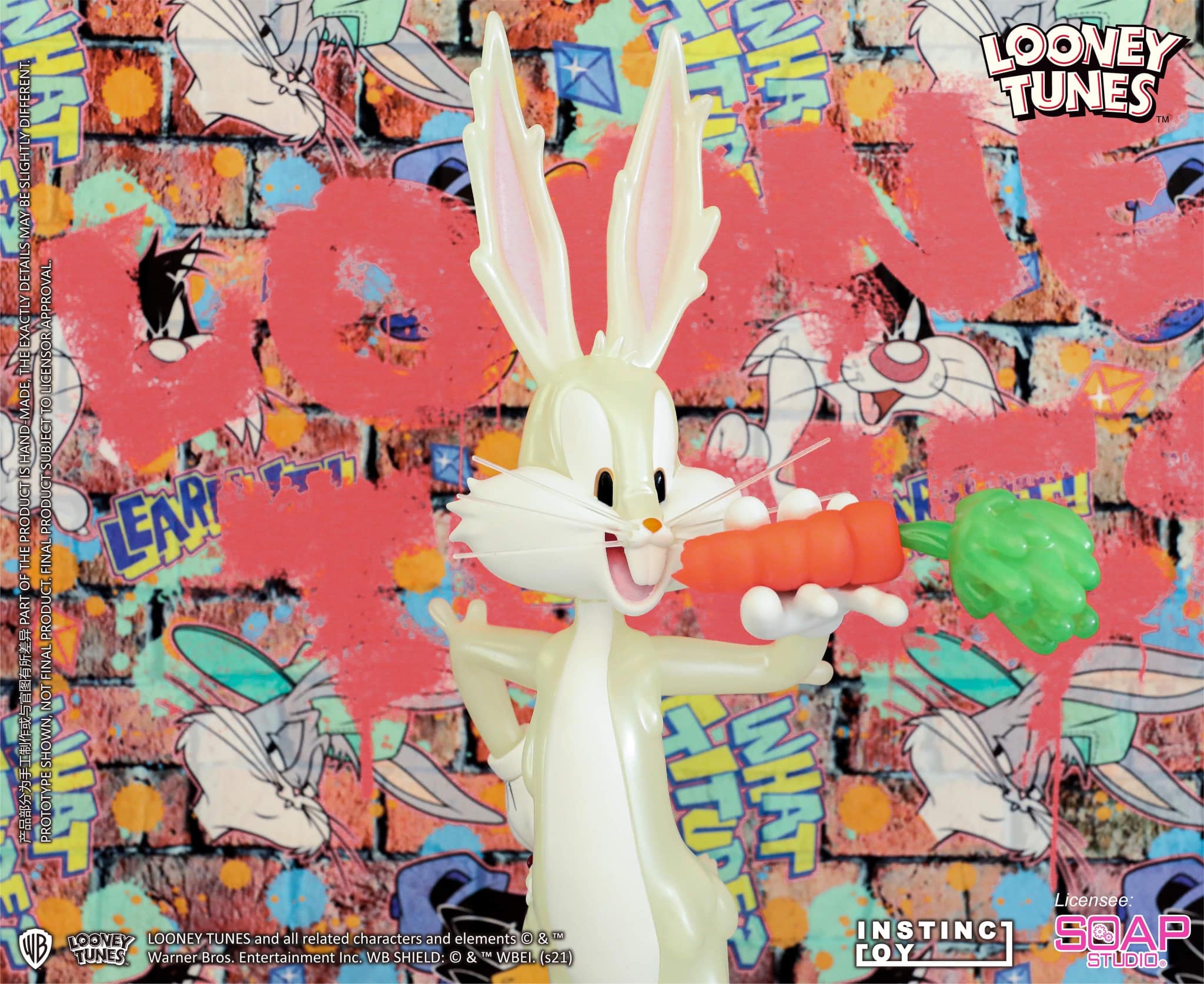 SOAP STUDIO × INSTINCTOY Bugs Bunny Erosion 